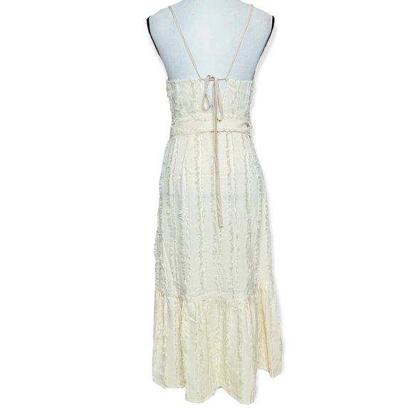 Anthropologie Moon River Boho button through midi dress with buckle Size… - Picture 4 of 13